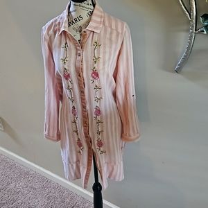 John Mark Embroidered Blouse